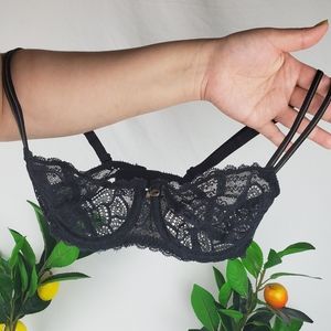 Chantelle lace black bra